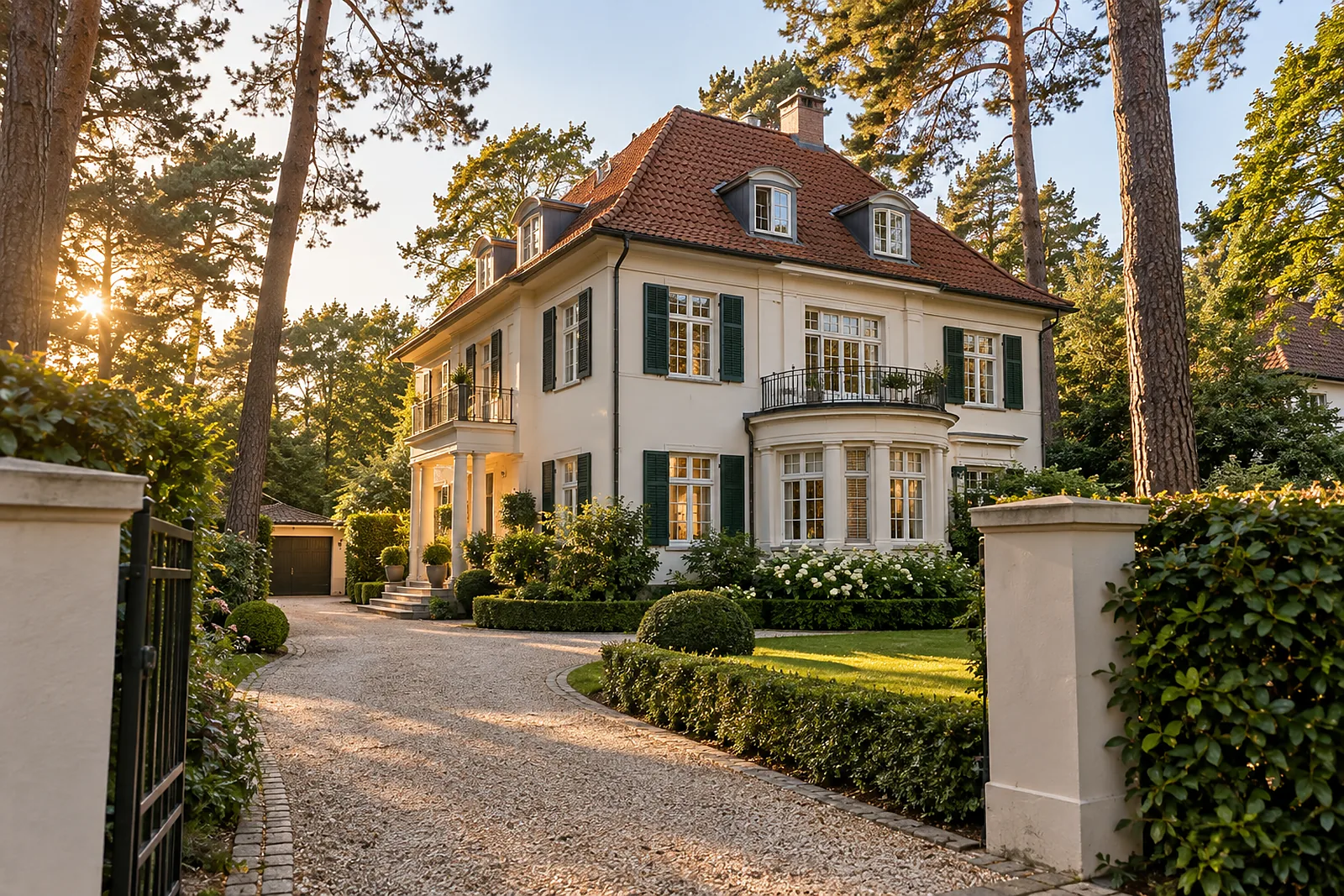 Heizungsbau Lichtenberg: Stadtvilla der 1920er Jahre mit Garten im Berliner Südwesten